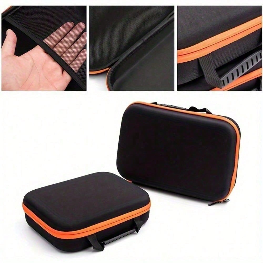 1pc Large Capacity Waterproof Tool Bag For Electricians And DIY Enthusiasts - Shockproof Oxford Cloth Carry Case For Electric Drills And Hardware