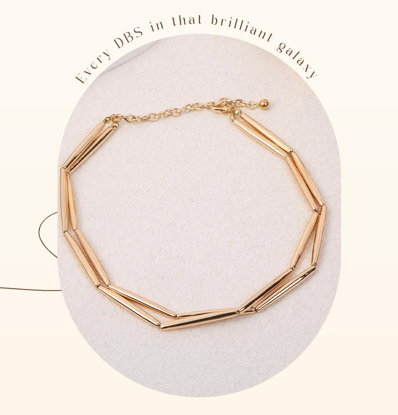 Mehrschichtige Hip-Hop-Anhänger-Halskette: Dicke Kette, Langer Stil, Unisex Schlüsselbein Schmuck