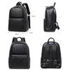Lishen Casual Leather Business Travel Backpack