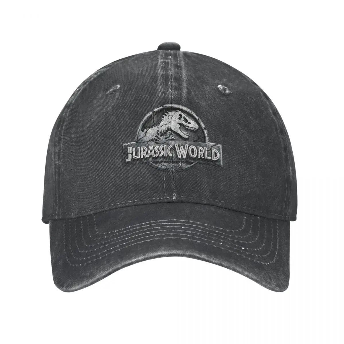 

Dinosaur Jurassic Park Baseball Cap Fashion Distressed Washed Cap for Men Women Outdoor Summer Soft Hats Cap Adjustable