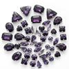 50 Mixed Silver Claw Drill Crystal Sewing Drill with Holes DIY Handmade Wedding Apparel Materials Jewelry Accessories Rhinestone Sew On Beads