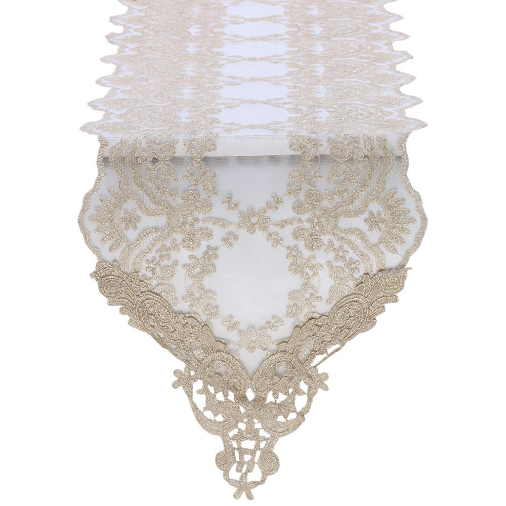 

30*120/30*180 CM Table Runners Terylene Tea Table Decorative Cloth Tea Table 30 x 120 коричневий