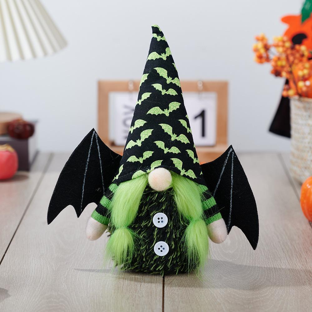 Mini Halloween Gnomes Doll Soft Dwarf Plush Doll Portable Faceless Doll  Party Supplies