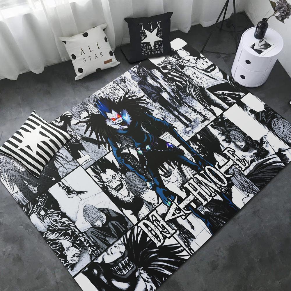 Anime Death Note Fußmatte Retro Mehrfachauswahl Wohnzimmer Küchenteppich Rutschfest Moderne Heimdekoration