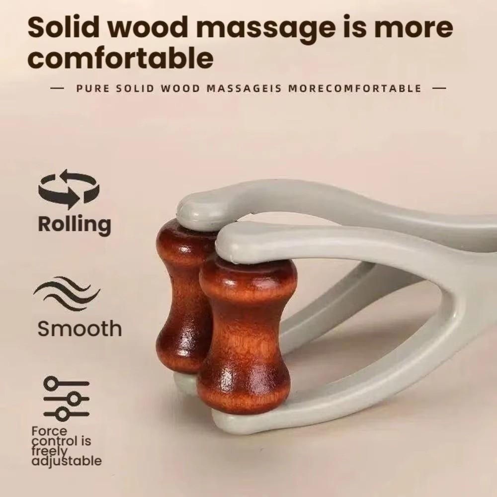 Dual-sided Hand Massager Bone-Shaped Acupressure Tool Ergonomic Roller Finger Massager  Hand