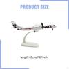 20cm Alloy Aircraft Model Tabletop Ornament High Detailed Diecast Airplane Toy Plane Souvenir for