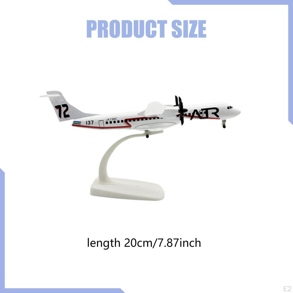 20cm Alloy Aircraft Model Tabletop Ornament High Detailed Diecast Airplane Toy Plane Souvenir for