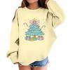 Children's Fashionable Casual Long-sleeved Loose Christmas Print Pullover Sweatshirt