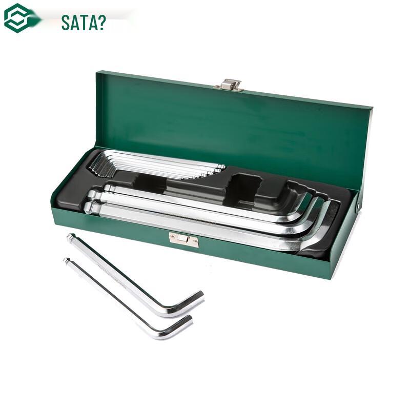 SATA 14-Piece Extended Ball-End Hex Key Set 14-Piece Set