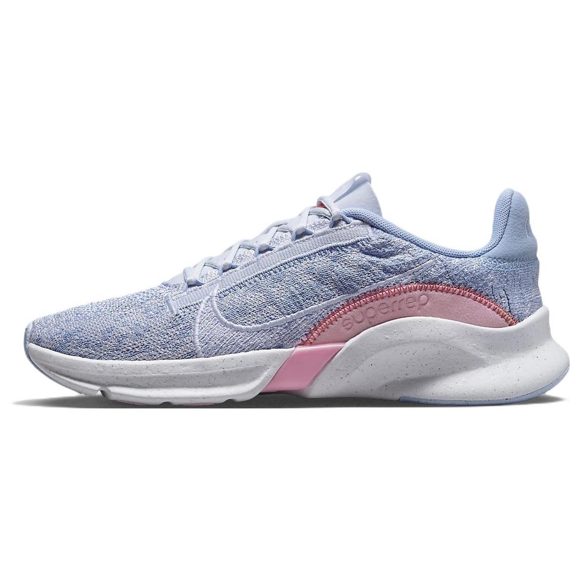 (WMNS) Nike SuperRep Go 3 Flyknit Next Nature  Grey Pink  Women s DH3393-005 EU 36
