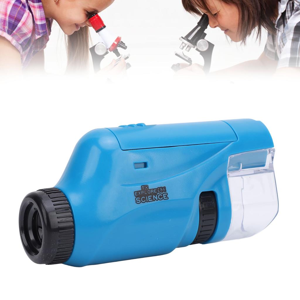 Kids Handheld Microscope Portable High Definition Battery Powered Microscope for Students