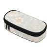 Pencil Bag Printed Strong Polyester Fabric Zip Around Closure with Main Compartment Mesh Pocket and Pen Slots for Boys Girls