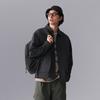Li Ning CF Outdoor Water-Resistant Solid Color Casual Sports Zip-Up Long Sleeve Jacket Men Jackets Black AJDU247-3