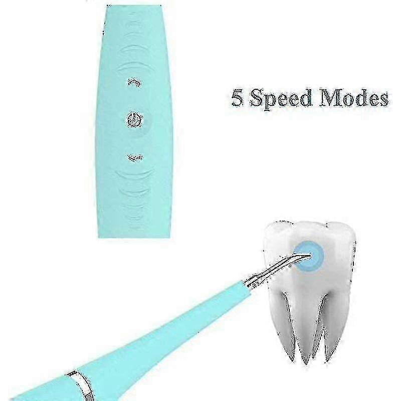 Plaque Remover, Rechargeable Tooth Cleaner - 5 Cleaning Modes