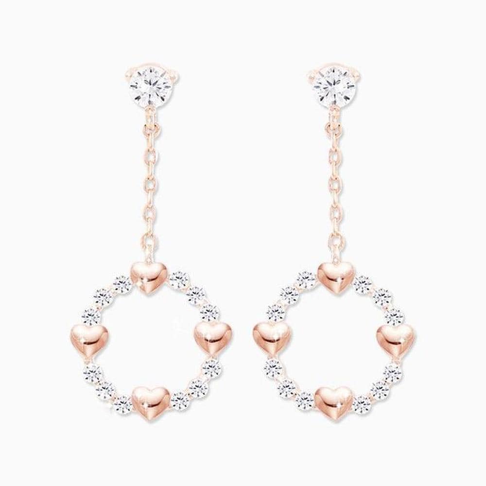 [Silver Needle] Hearty Girl Earrings (S1687320)