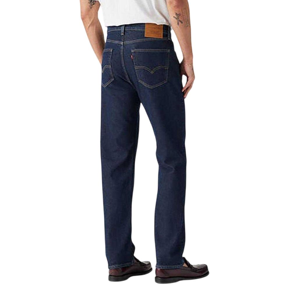 Levis Męskie Jeansy 505 Najciemniejszy Denim Prosta Nogawka