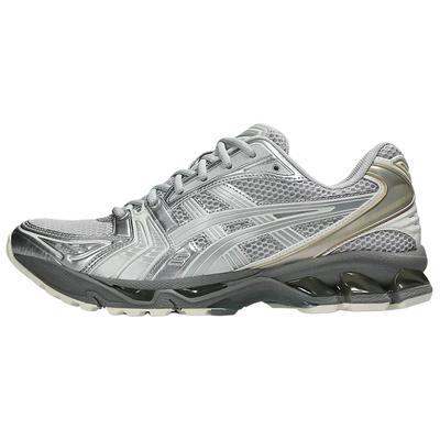 Asics Gel Kayano 14 Dämpfung Unterstützung Leicht Atmungsaktiv Laufschuhe Unisex Silber Grau 1203A537-025