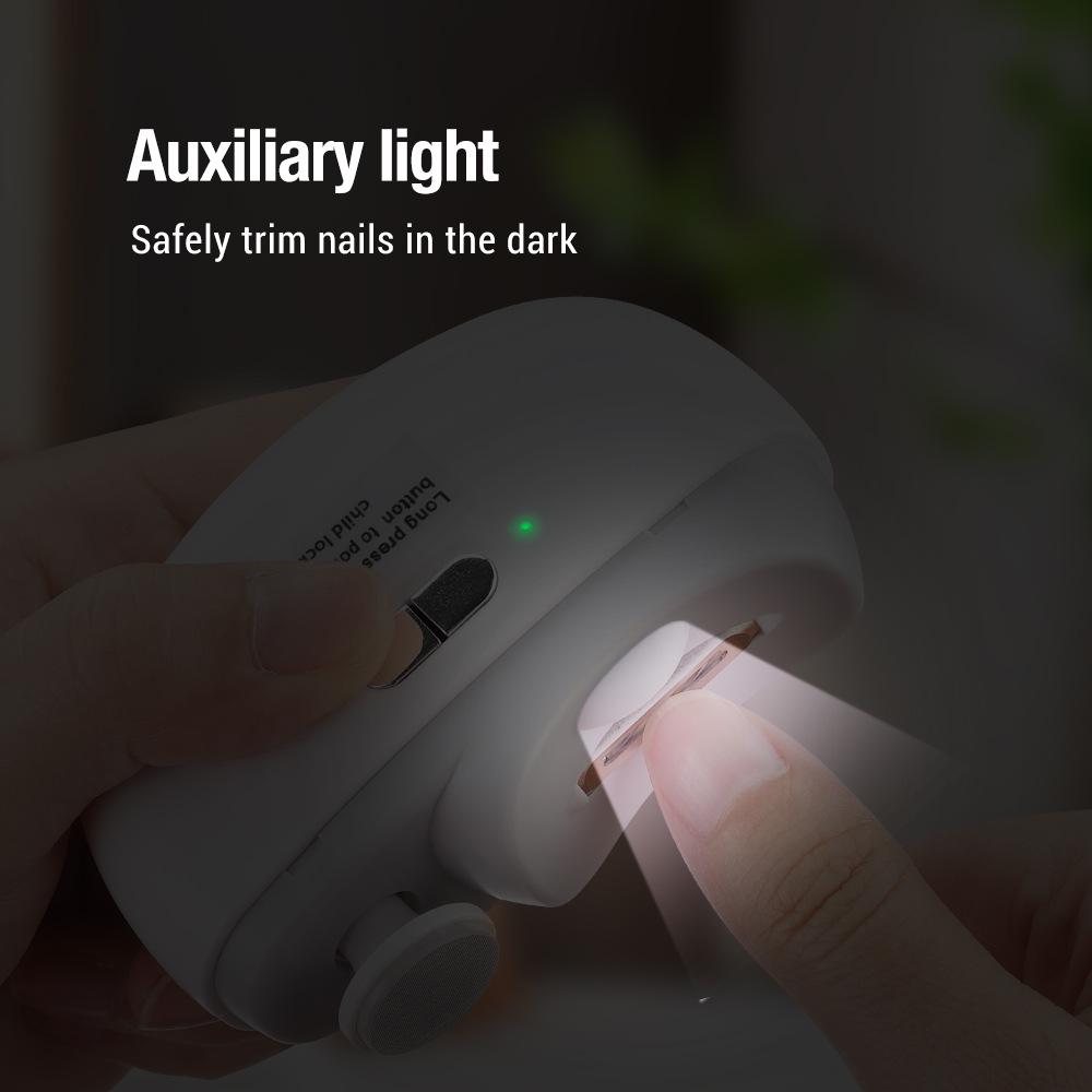 Child-Safe Automatic 2-in-1 Electric Nail Clipper & Trimmer