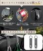 Crown Headrest Car Hooks with 25kg Load Seat Easy Short No Removal for Driver and Passenger Car 2 Gray Hooks, Capacity, Anti-Tip, Storage, Back,