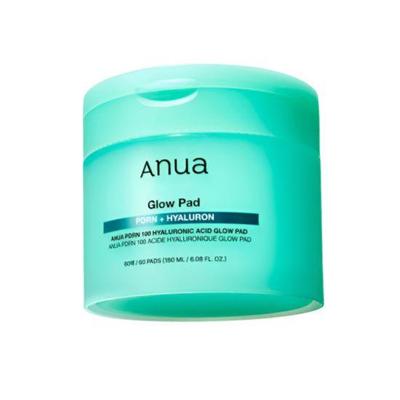 PDRN Hyaluronic Acid Glow Pad Hydrating Brightening Toner Pad Korean Skincare 60 Pads