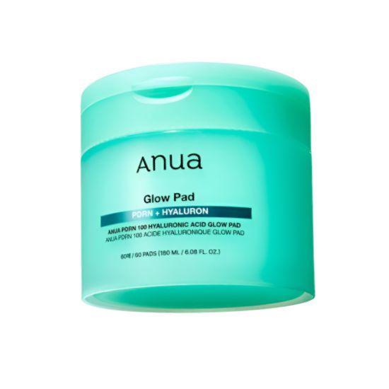 Anua PDRN Hyaluronic Acid Glow Pad Hydrating Brightening Toner Pad Korean Skincare 60 Pads