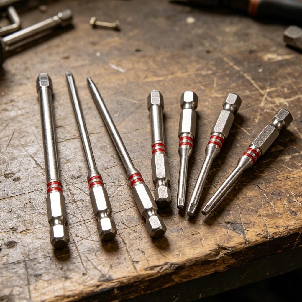 Magnetic Screwdriver Bits 6-Piece Universal Hexagonal Shanks Tool Long Security Power Bit Set For Home Improvement Electronics