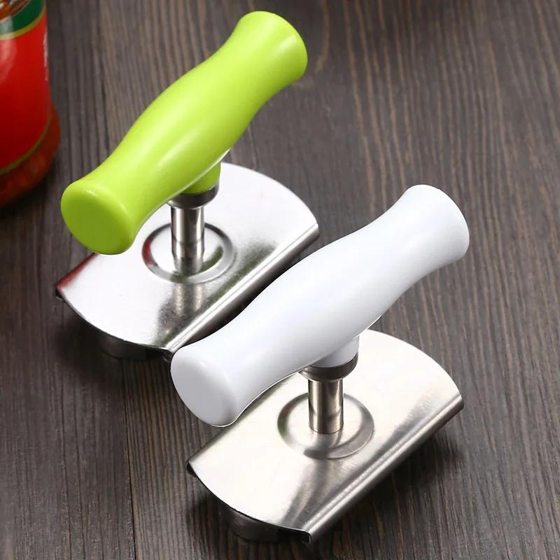 

Useful Manual Stainless Steel Can Jar Opener Adjustable Labor-Saving Bottle Cap Lid Openers Tin Bottle Openers Home Accessories зелёный