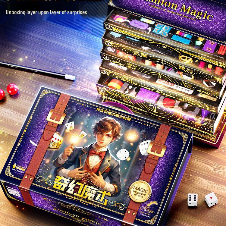 Children's Magic Tricks Gift Box Set for Boys and Girls - 2025 Children's Day
