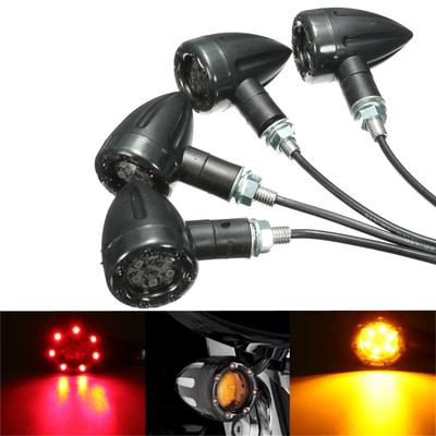 New 4Pcs LED Turn Signals Light For Honda Shadow VT ACE Aero Spirit VLX 600 750 1100