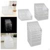 Acrylic Pen Holder Desk Organizer Multifunctional Stand Makeup Brush for Home