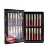 12Pcs/Set Matte Lipstick - 12 Colors Lip Gloss Waterproof  Moisturizing Lip Glaze Long-Lasting  Highly Pigmented Lip Makeup Gift for Women