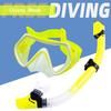 Dry Snorkel Set for Adults Youth Dry Top Snorkel Scuba Diving Mask with Nose Cover Anti-Fog 180° Wide View Mirrored Lens Snorkeling Gear for Men Women