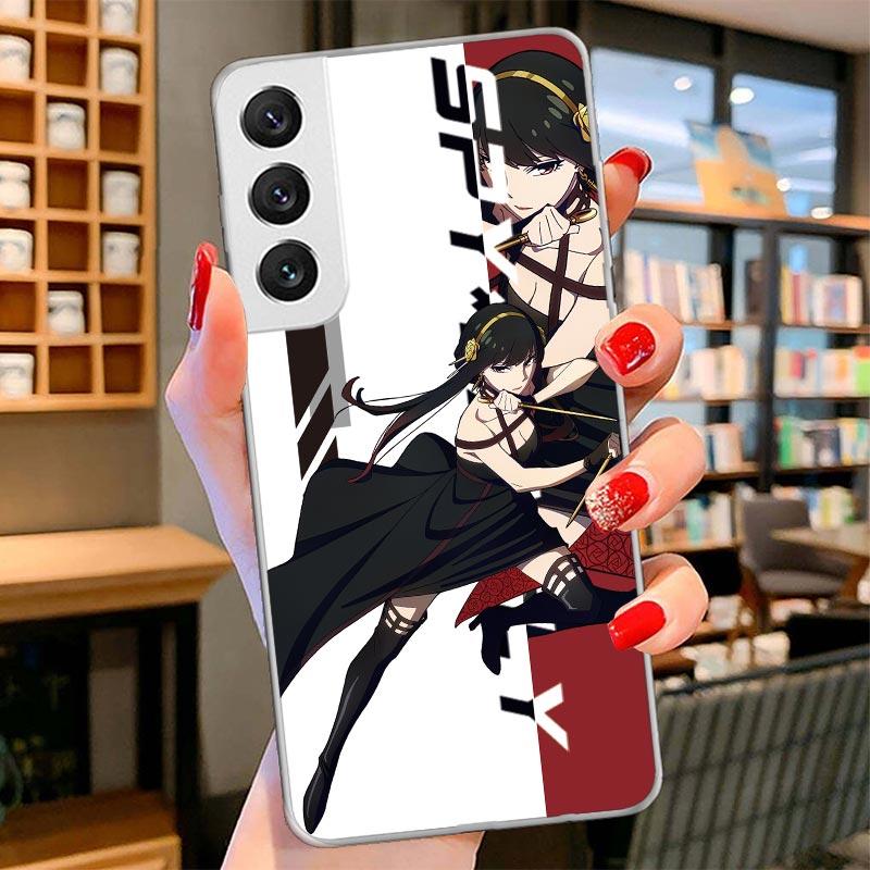 Anime Spy Family Anya Cover Phone Case For Samsung Galaxy S26 S25 Edge S24 Ultra S23 S22 Plus S21 S20 FE Soft Fundas Shell Galax