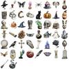 50PCS Vintage Watercolor Stickers Transparent Waterproof For Notebooks Phones Luggage Water Bottles DIY Decoration