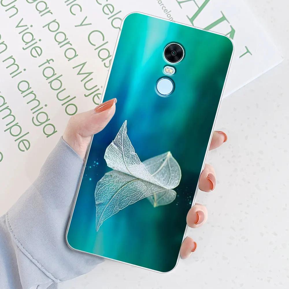 For Xiaomi Redmi 5 Plus Case Redmi 5 Case Marble Transparent Case For Redmi 5 5 Plus Protective Silicone Clear Phone Bumper Bags