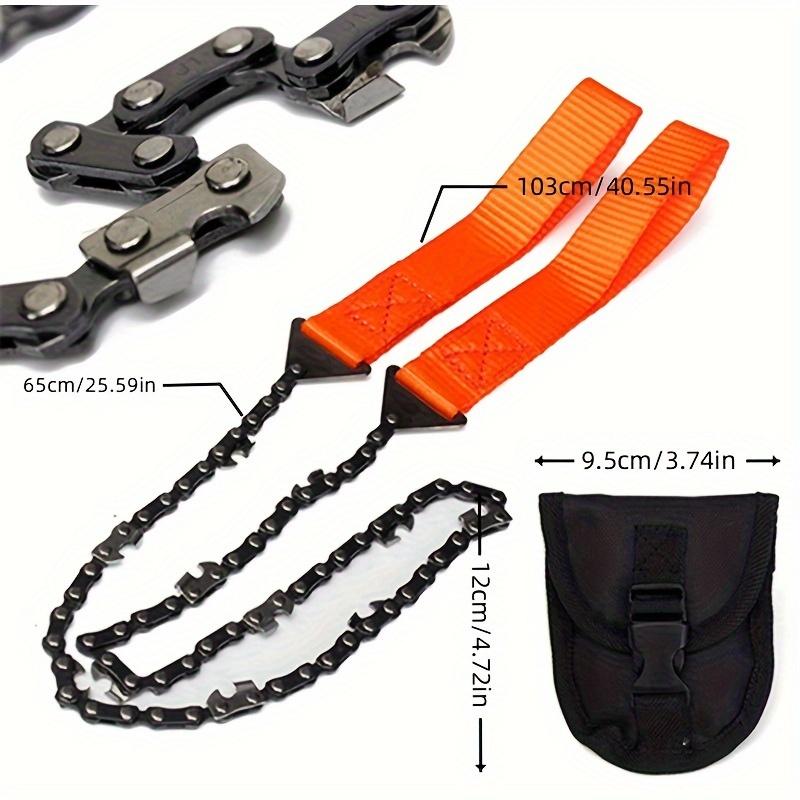 Outdoor Chain Saw, Wire Saw, Hand Saw, Chain Rope Saw, Line, Wilderness Survival, Manual Saw, Wood Cutting, Logging