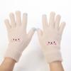 Winter Gloves Winter Warm Cute Lady Smiley Face Plush Thickened Knitted Wool Plush Gloves