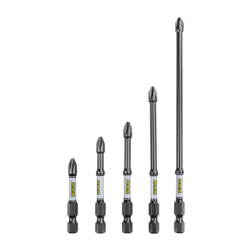 Nunchucks D2 Series Magnetic Alloy Steel Phillips Drill Bit - High Hardness & Impact Resistant