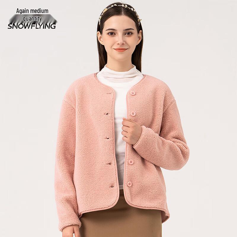 

Xuezhongfei Women s Simple Fleece Casual Jacket L