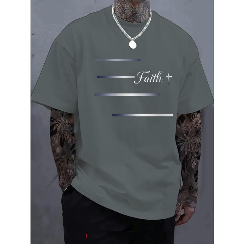 

Men s T-shirt loose fit round neck 5XL