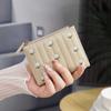 New Floral Embroidered PU Leather Women's Card Bag Coin Purse Slim Credit Card Holder Wallet for Women ID Card Pocket