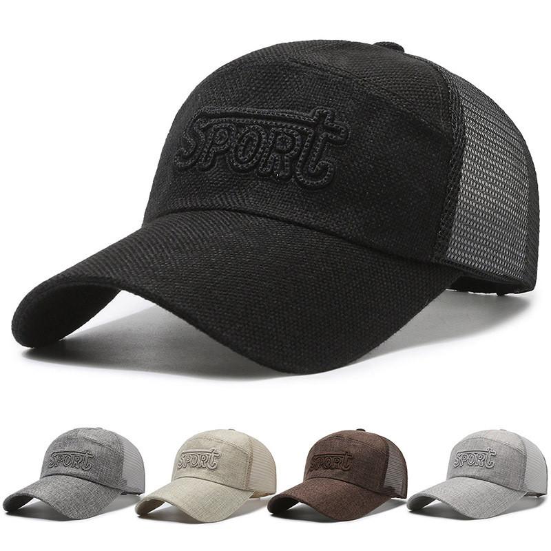 Sport Embroidery Letter Baseball Cap Sun Protection Breathable Hat Outdoor Gift
