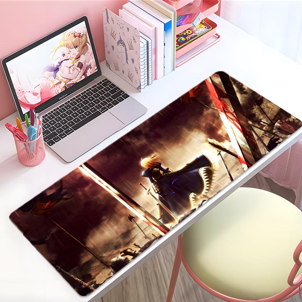 Cool Magical Game Ffategrand Order Mouse Pad Large Thick Desk Pad Stitched Edges Gaming Mouse Mat For Pc