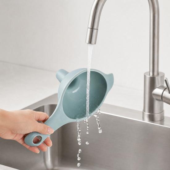 Plastic Funnel, Oil Liquid Funnel with Handle And Pouring Spout, Wide Mouth Kitchen Funnel for Transferring Liquids