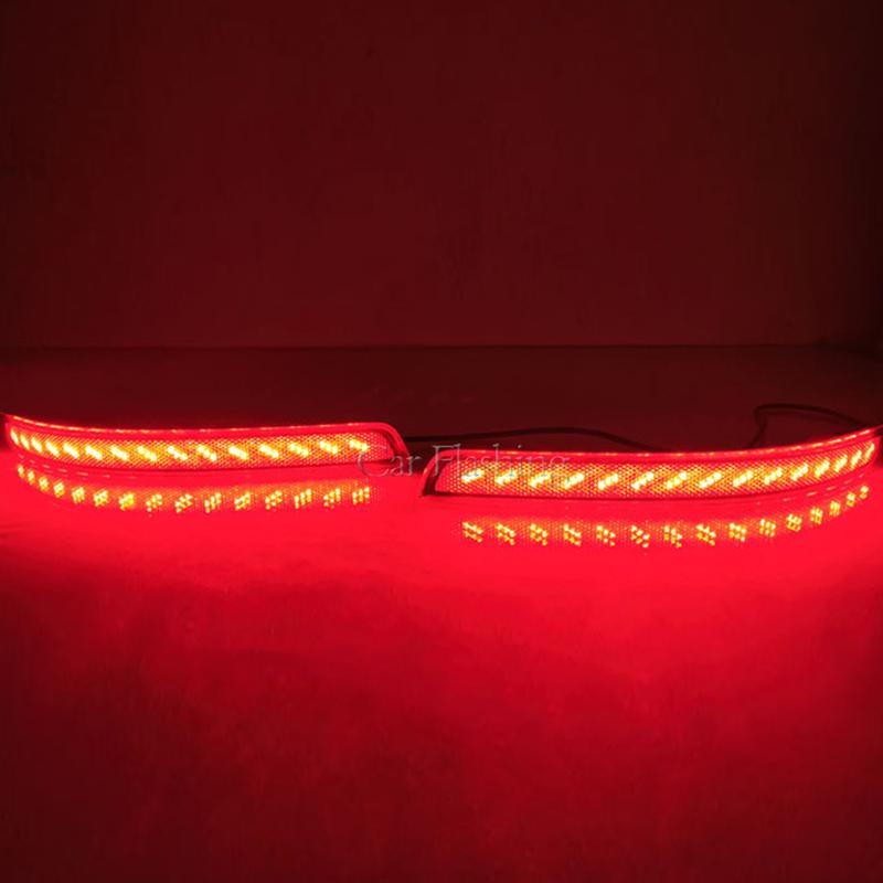For Kia Optima K5 LED Rear Bumper Light Fog Lamp Brake Light Reflector turn signal