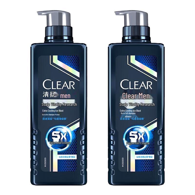 

CLEAR Men Anti-Dandruff Shampoo Cool Mint (Value Pack)