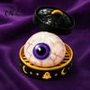 Spooky Halloween Decor Decompression Toy, with Glitter Squishy Dumpling Pumpkin/Eyeball/Ghost Shape, Portable Anxiety Relief Gifts Stress Sensory