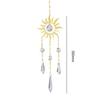 Suncatcher Crystal Wind Chimes Hexagon Sun Catchers Pendant Light Catcher Garden Window Wedding Curtain Chandelier Home Decor