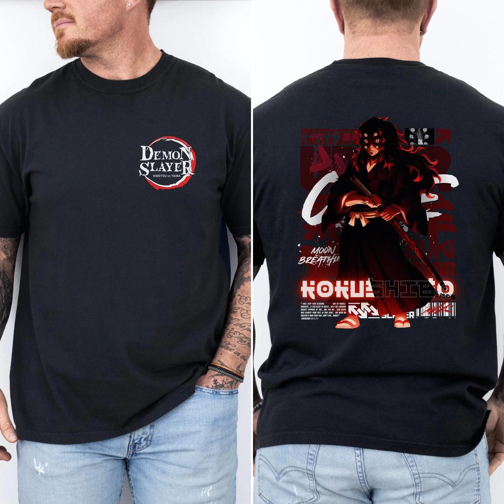 Spring Demon Slayer Anime T-shirt Anime Pattern T-shirt Japanese Anime T-shirt Cosplay Top Gift for Anime Fans