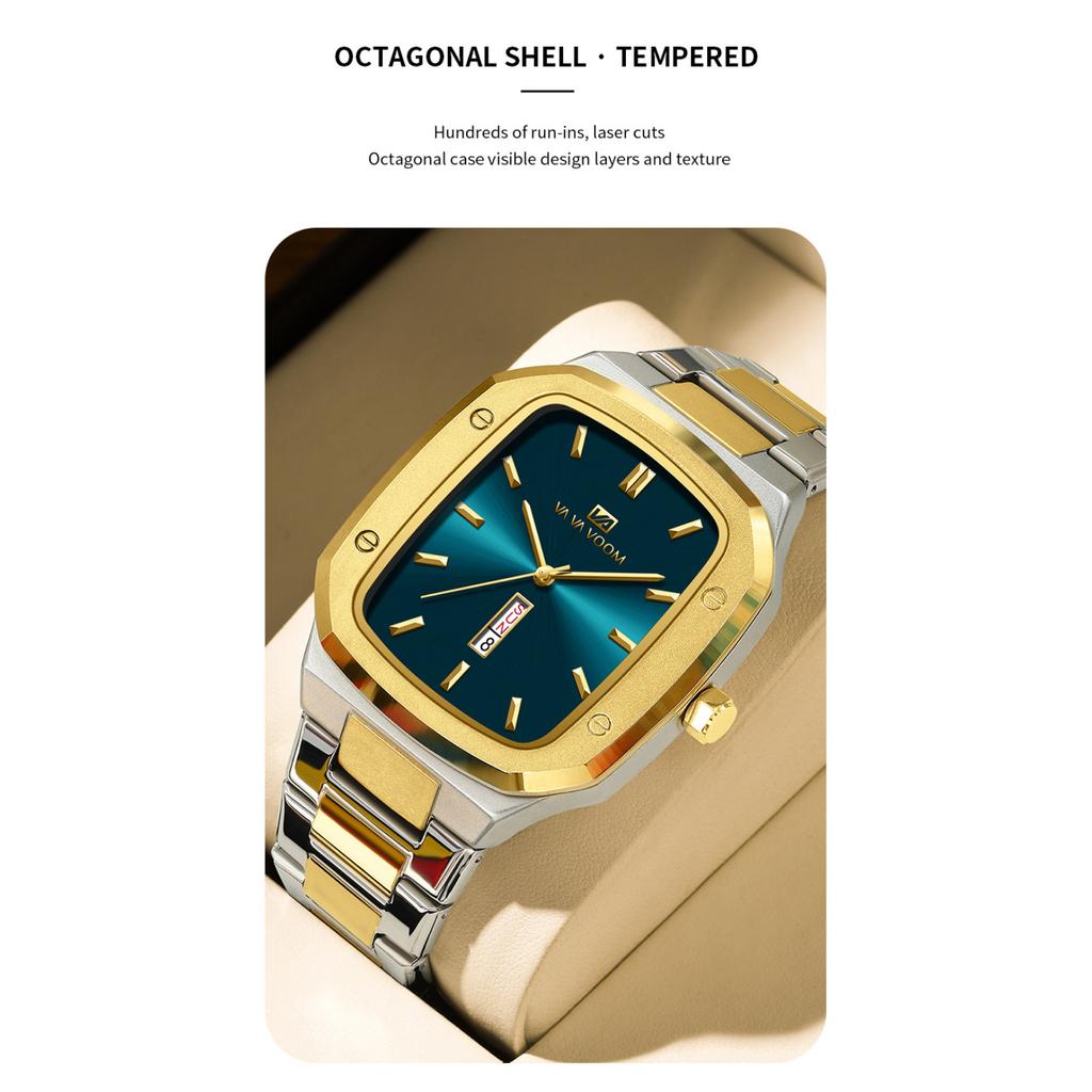 Luxus Herren Quarz Uhr Sport Wasserdicht Casaul Datum Herren Armbanduhr Business Edelstahl Herrenuhren Uhr